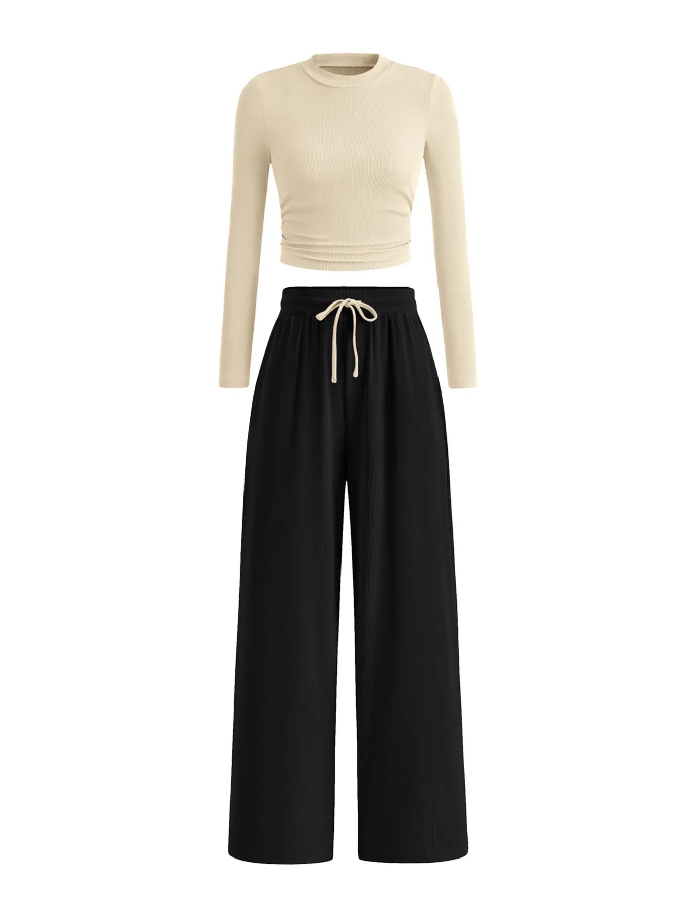 Round Neck Long Sleeve Top and Pants Set 4c64c7cf9ef24614b79e1de7c9fead92-Max-Origin