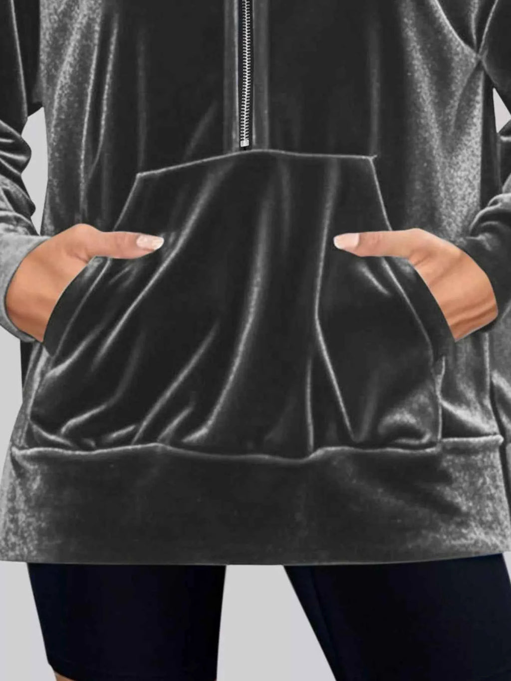 Full Size Half Zip Kangaroo Pocket Hoodie Plus Size 4c8fe7e3-2bea-4c55-a70e-4d03e8bf9107-Max-Origin