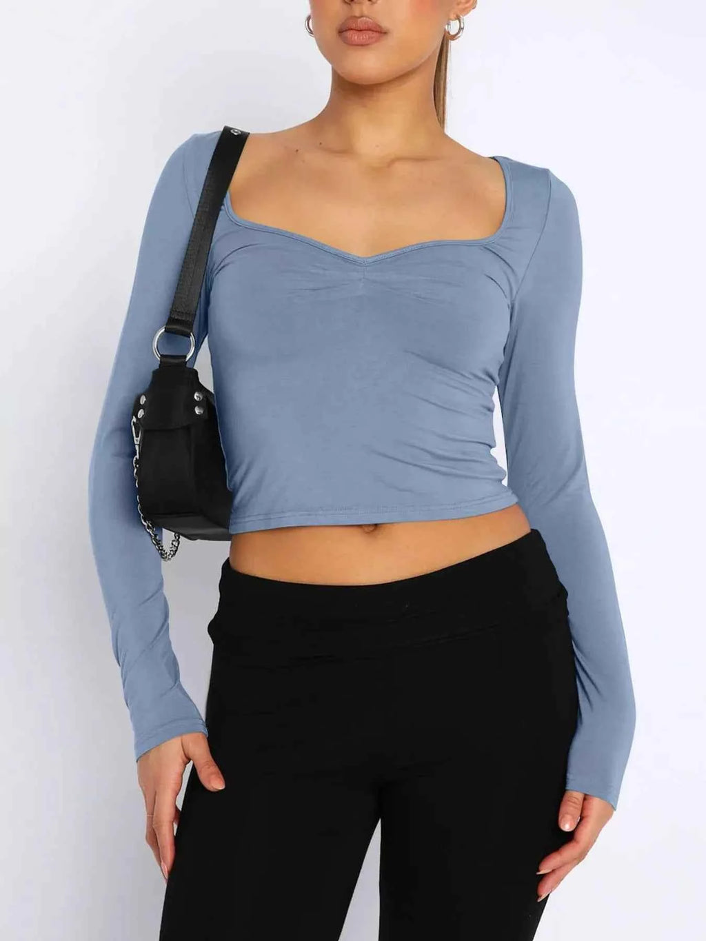 Long Sleeve Sweetheart Neck Crop T-Shirt 4cb12563-ffa6-46f0-94e4-6256d4d3d157-Max-Origin