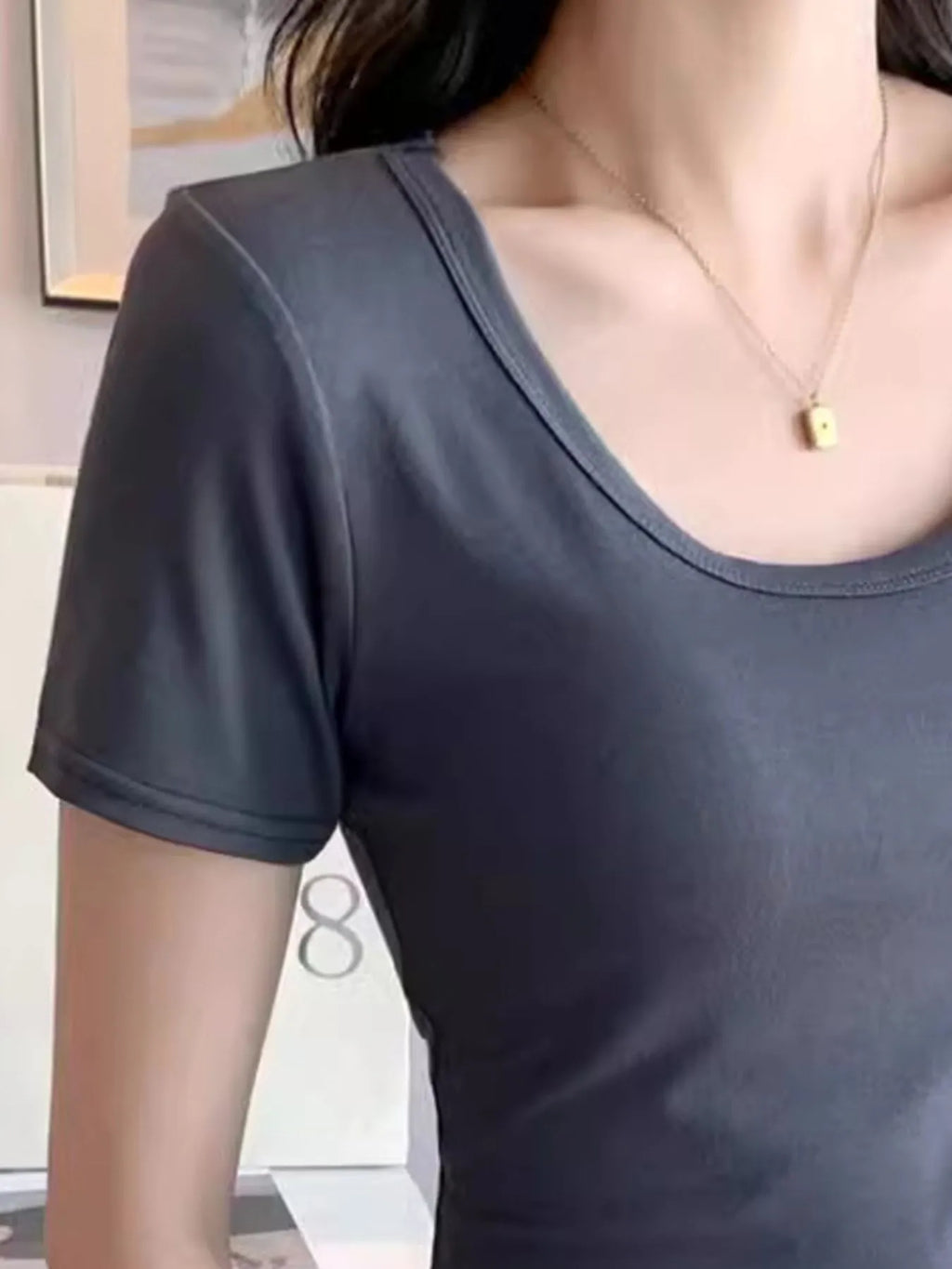 Plus Size Round Neck Short Sleeve T-Shirt 4cbfe9ac-7a68-4b53-b7d8-b95e643e4c86-Max-Origin