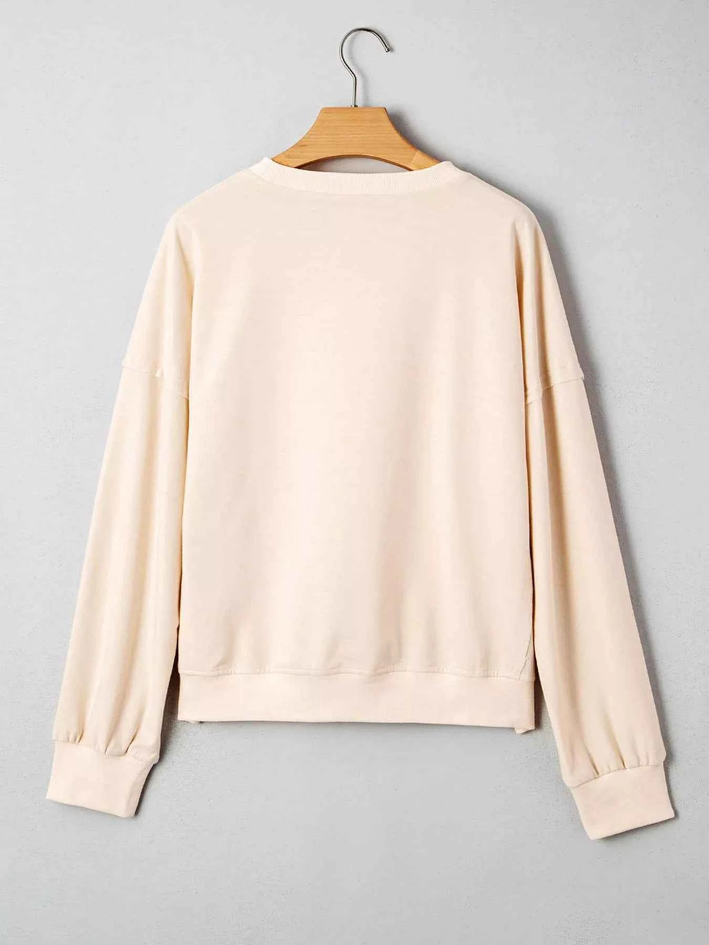 Raw Edge Flower Patch Drop Shoulder Casual Top 4cc5d0c0-7c48-4c51-aed6-49b0148354bd-Max-Origin