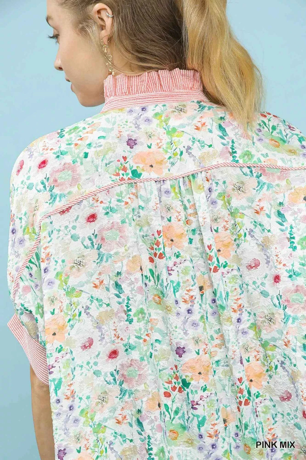 Umgee Jacquard Floral Print Button-Down Shirt 4ce02f5f-af45-4bf8-af6f-be42e2e2cd63-Max-Origin