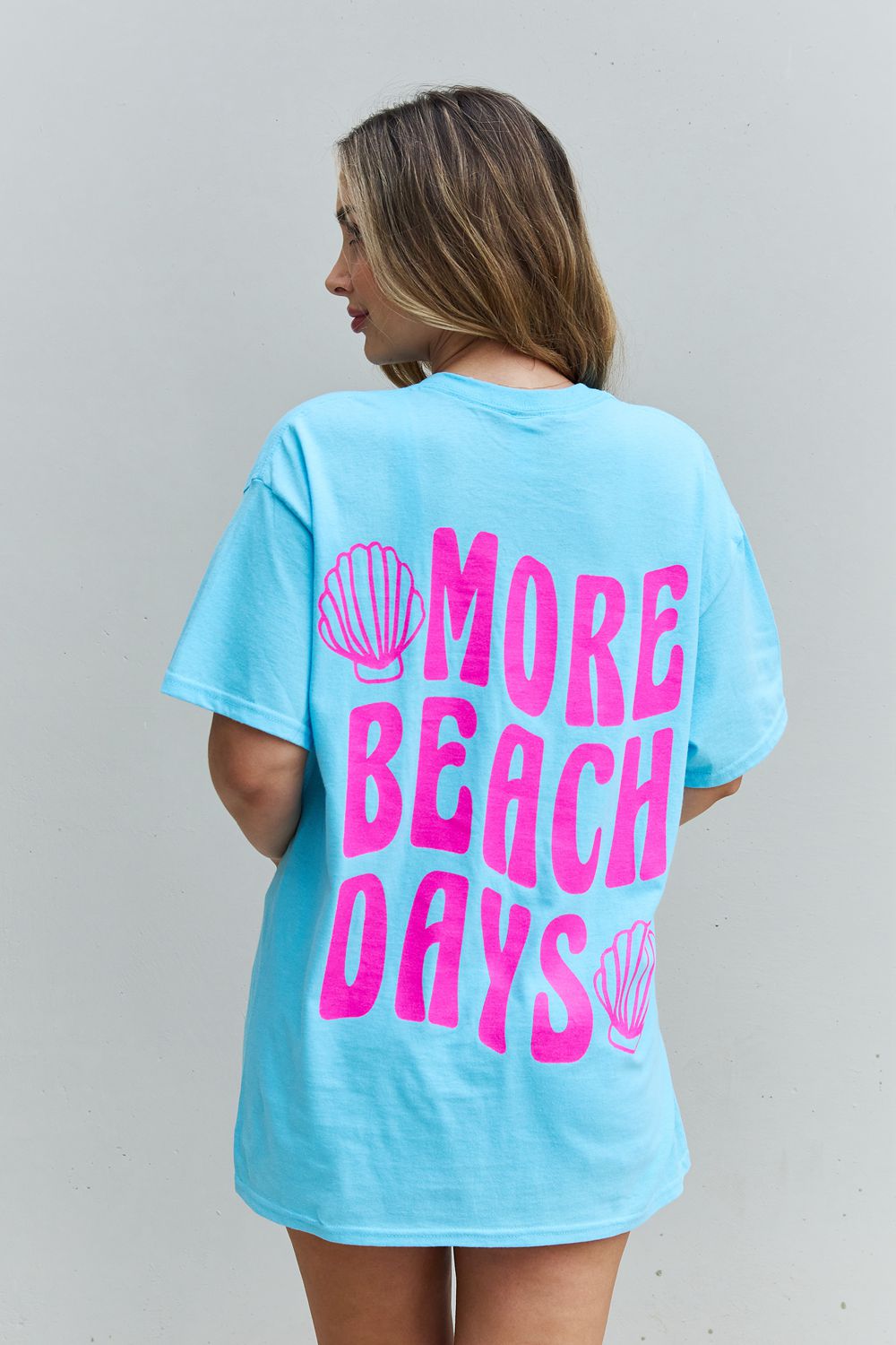Sweet Claire "More Beach Days" Oversized Graphic T-Shirt 4ced867951034a5b94a55a7b43c89c3d-Max