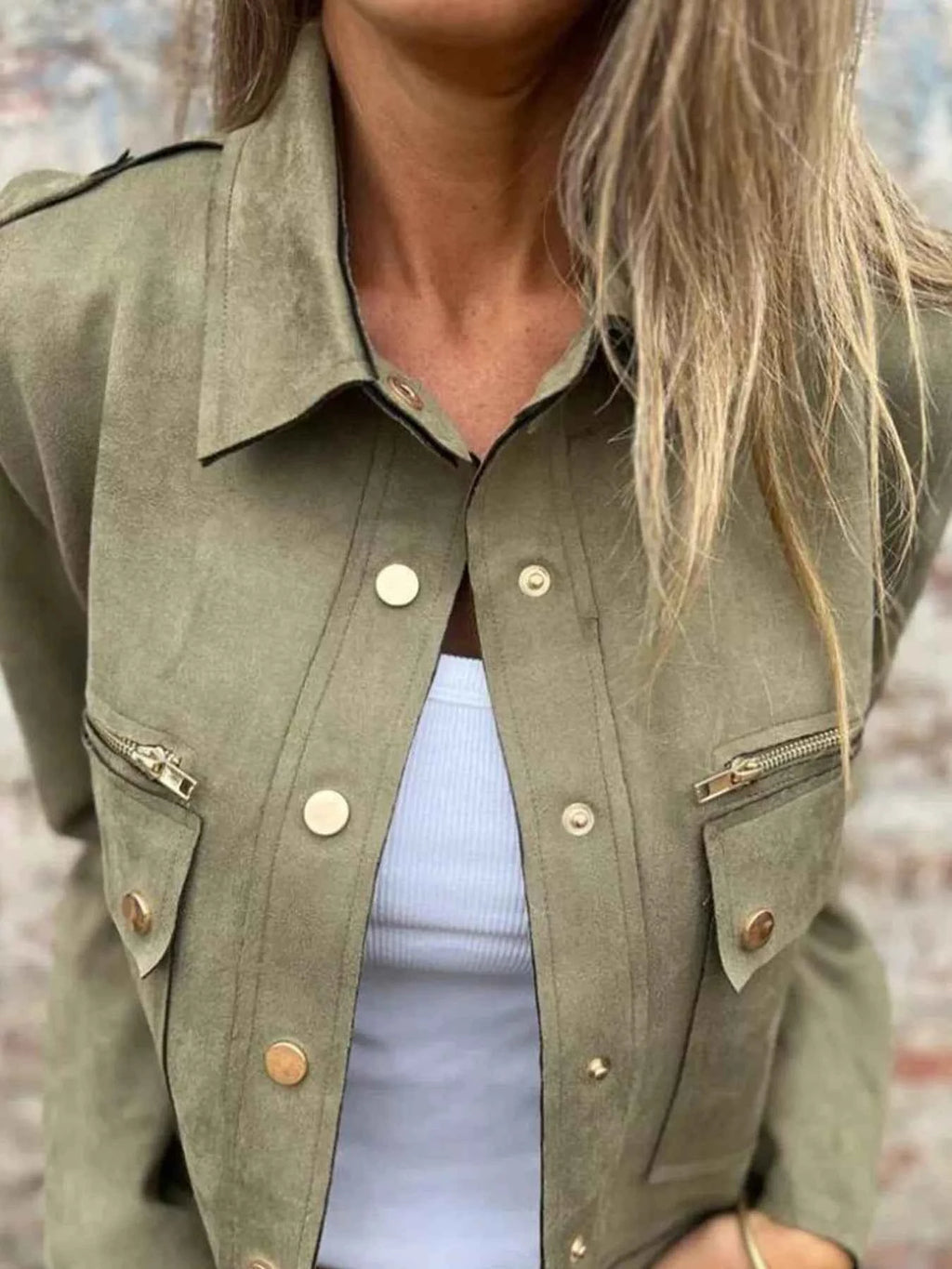 Full Size Snap Down Long Sleeve Jacket Plus Size 4d3eb706f2c64a1eaa4b964f2242db68-Max-Origin