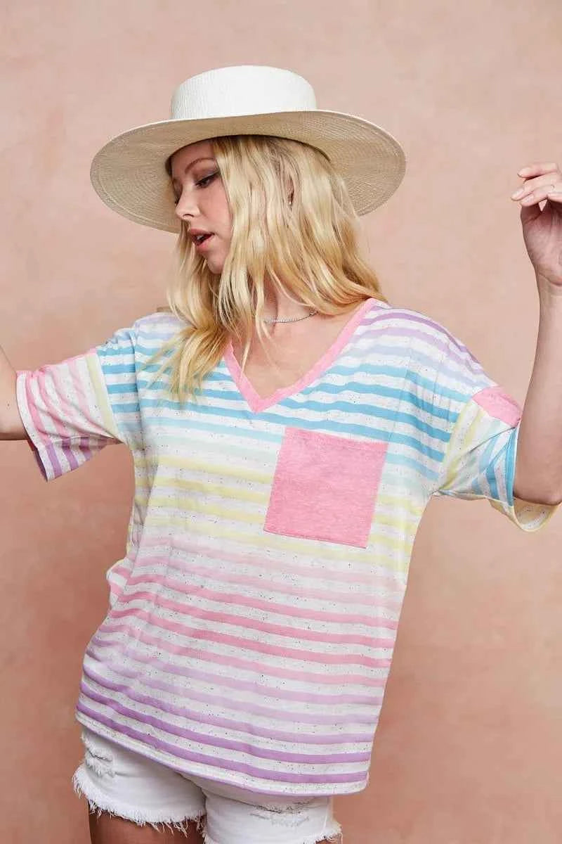 BiBi Rainbow Stripe Printed Triblend Knit Top 4ddd7c5c854d4189bb54f1638f6b5ef0-Max-Origin