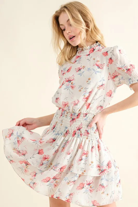 And The Why Floral Print Smocked Waist Mini Dress 4e5a24f084404440bea6cd0d77d885c8-Max-Origin