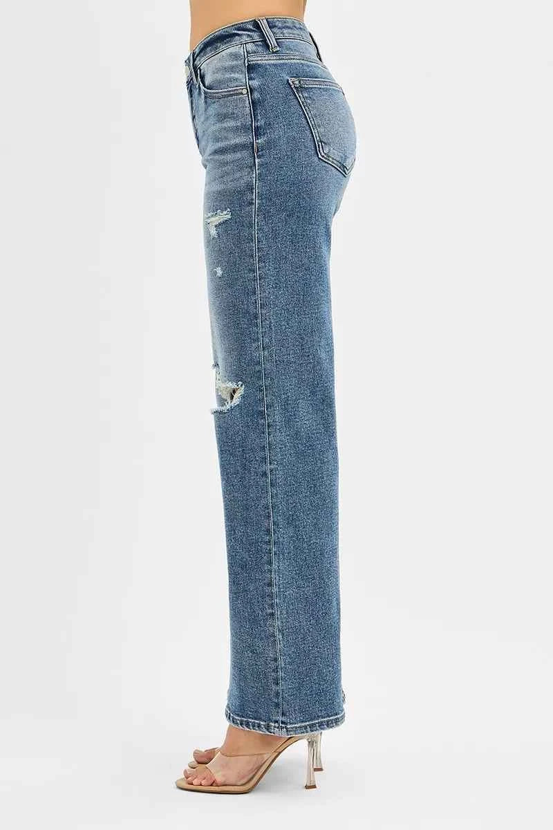 RISEN Tummy Control Mid Rise Fit Wide Jeans 4f9f7308c16444a48fc26fc93e705b74-Max-Origin