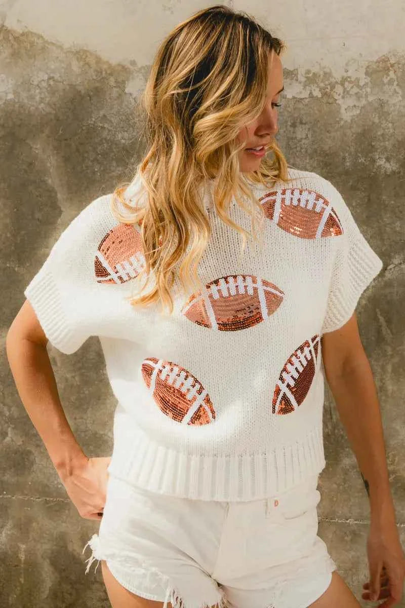 BiBi Gameday Sequin Football Patches Rib Banded Sweater 501096fbe71d4e448d1f3b07a39a2fe9-Max-Origin