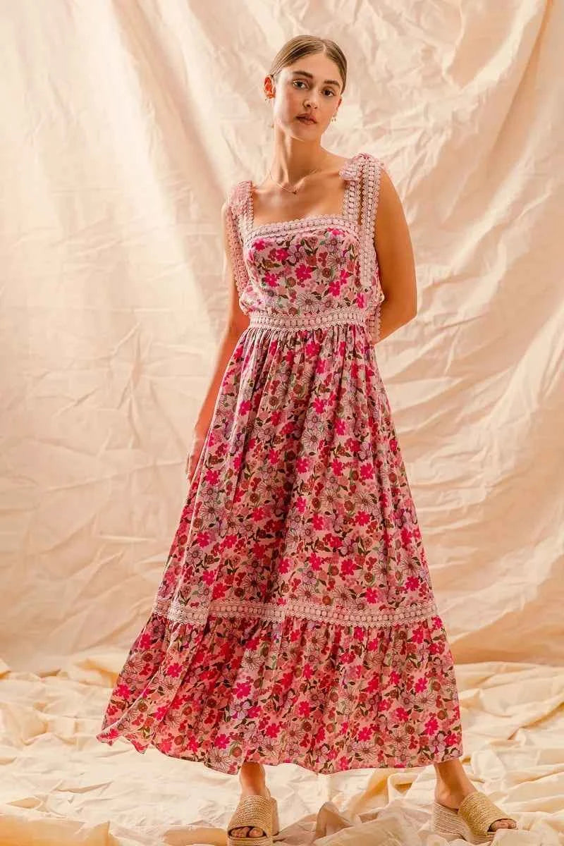 SO ME Floral Maxi Dress With Ribbon Tie Lace Strap 506ffa052b2f4208835191cd94e41d7c-Max-Origin