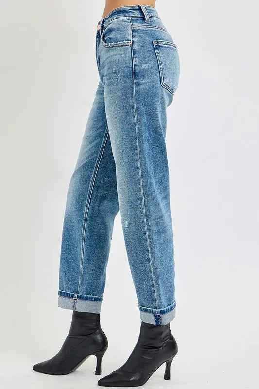 RISEN Full Size High Rise Ankle Boyfriend Distressed Jeans Plus Size 5157bed6edaf41f1acb0722be0f86eb5-Max-Origin