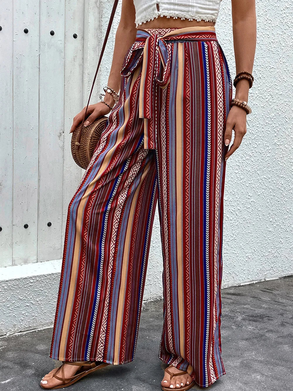 Perfee Tied Geometric Wide Leg Pants 51d4bea6-03c1-4e36-bd2b-f5a24e4af2d7-Max