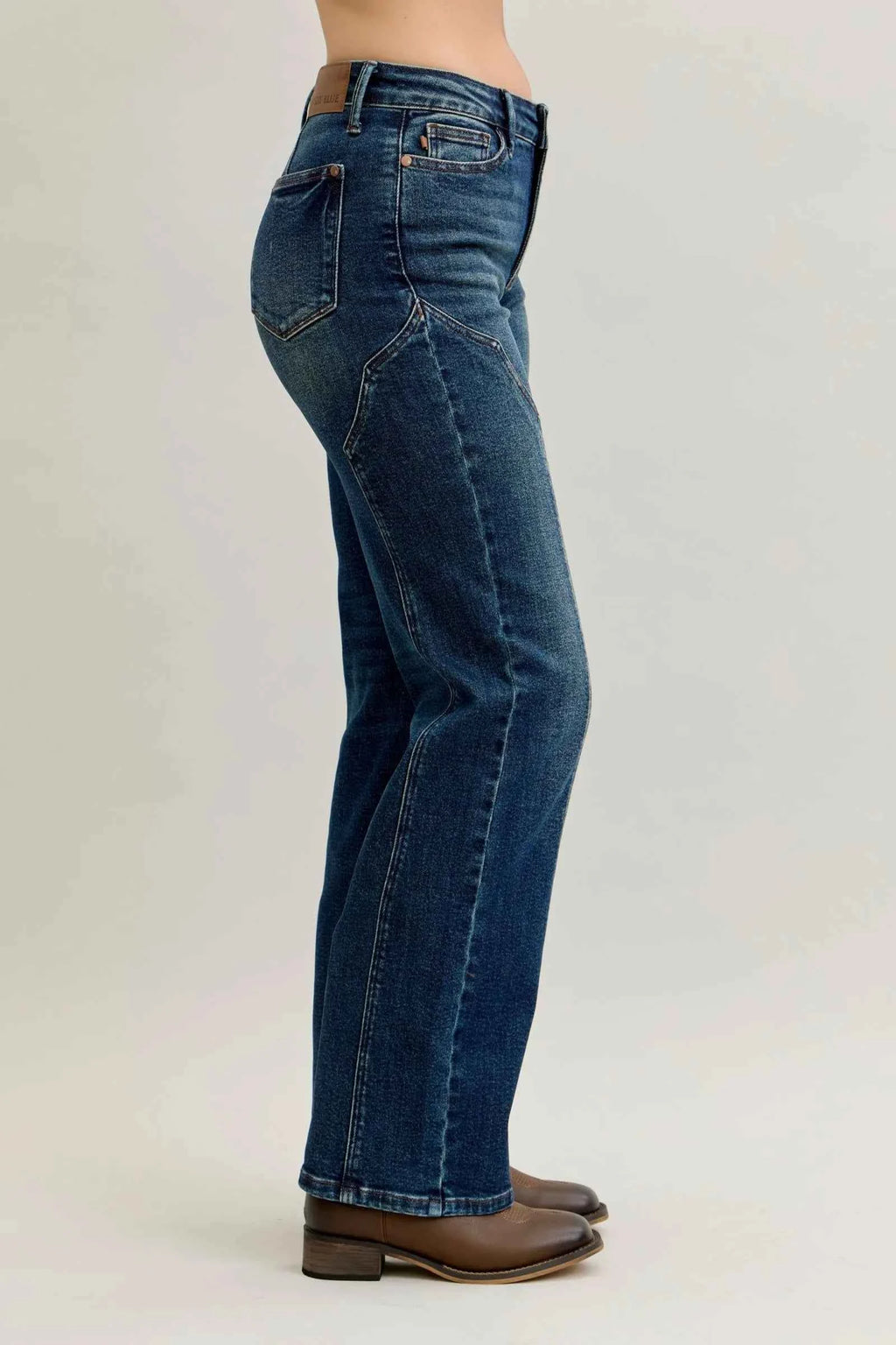 Judy Blue Full Size Seam Detail Straight Leg Jeans Plus Size 51df22eb-ca1f-4fd9-9079-31f16c07a9fa-Max-Origin