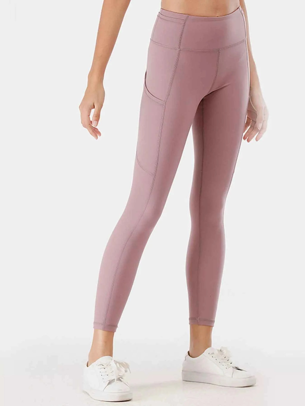 Full Size High-Waisted Active Leggings with Pockets Plus Size 51fee45667194b399b65ce375fc95bd4-Max-Origin