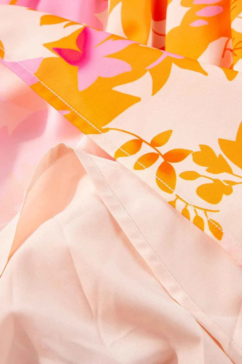 Frill Printed Long Sleeve Mini Dress 52c1ff64-c01e-465a-a301-a30d39d87d95-Max