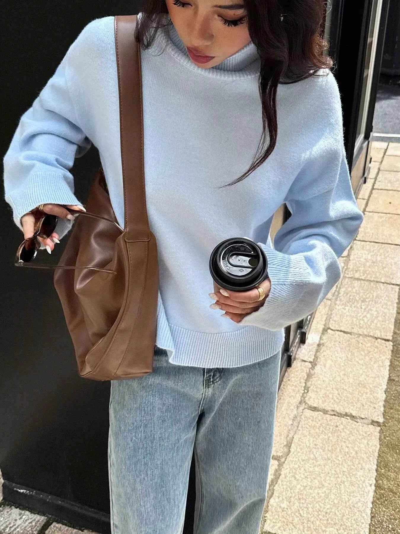 Turtleneck Long Sleeve Sweater 52cb83367a564f2782d3e915771c26a5-Max-Origin