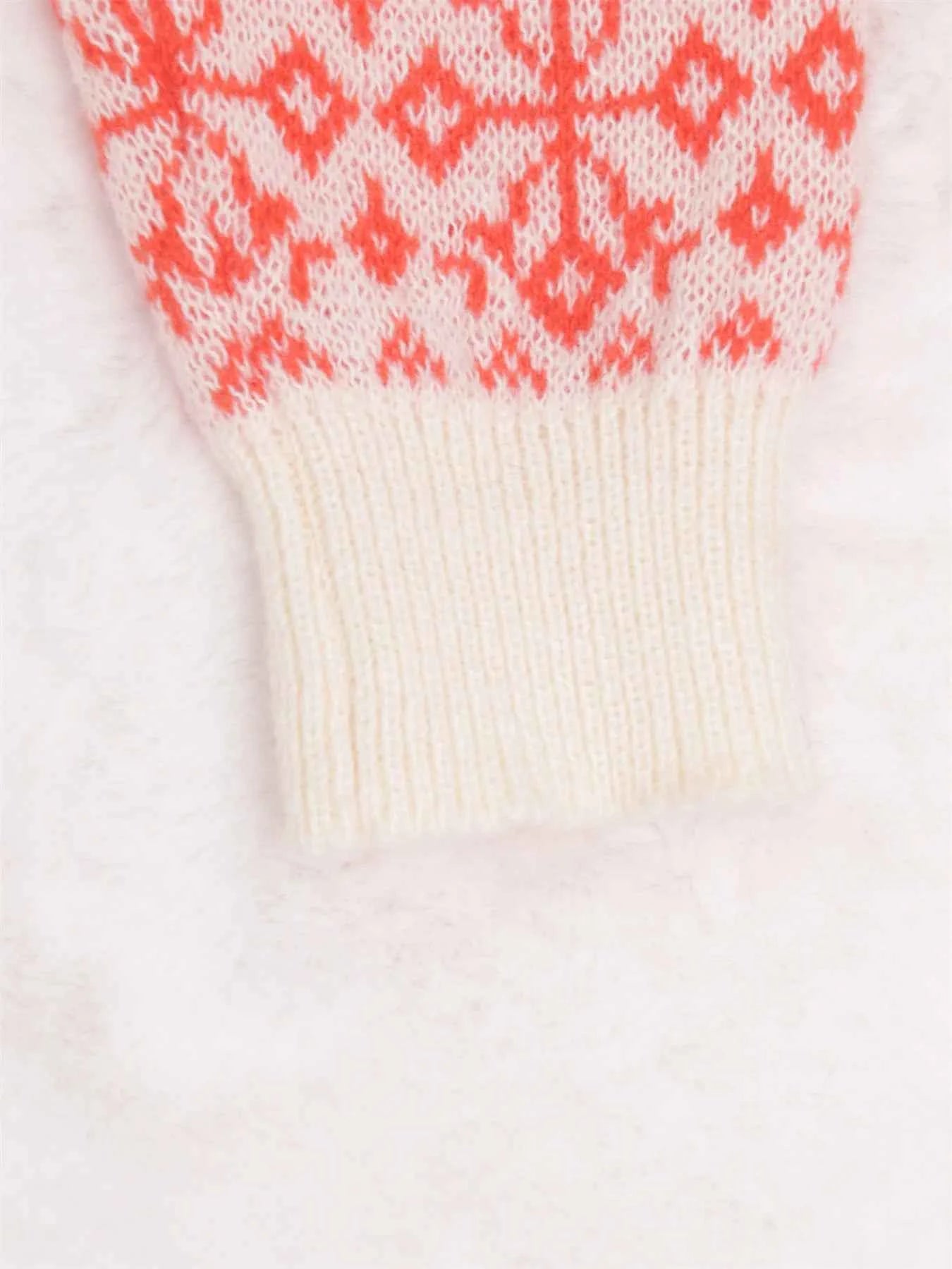 Contrast Ribbed hem Long Sleeve Sweater 5379e92f94af41a4b4083e5b430c2cd9-Max-Origin