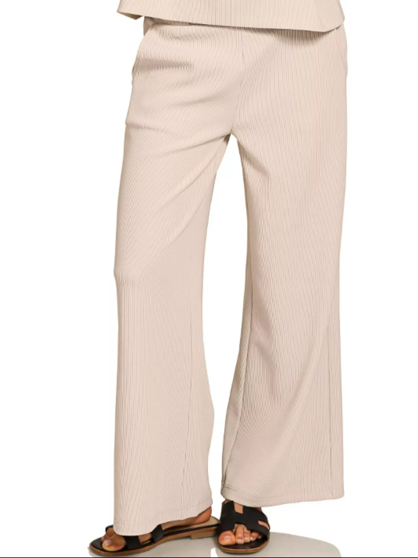 Zenana Ribbed Round Neck Tee & Pants Set 53a8bb2d-9aad-4f34-b761-ba80702098c6-Max-Origin