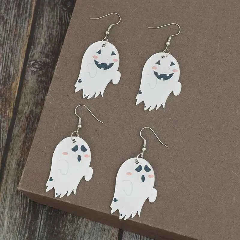 2 Piece Alloy Acrylic Ghost Dangle Earrings 545ad9bb-7c5e-4033-bfbe-ebfc0eb07fdd-Max