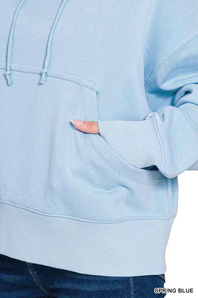 Zenana Oversized Fleece Kangaroo Pocket Hoodie 5496f623e3fd4484a41e57dac39451fa-Max-Origin