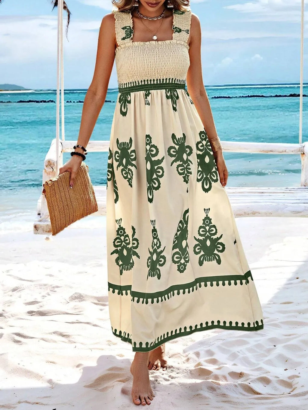 Smocked Printed Wide Strap Maxi Dress 549a1e71-c7f6-4916-a864-5f0ce8199dda-Max-Origin