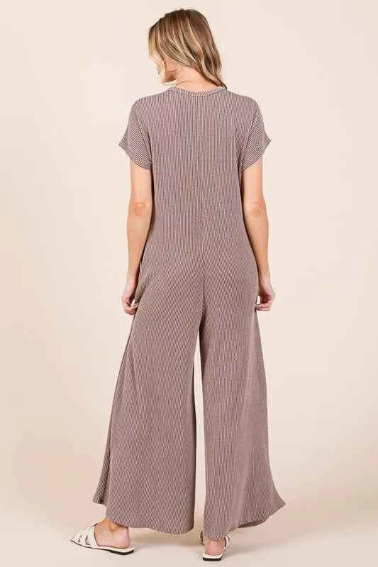 BOMBOM Rib Knit Jumpsuit with Button Detail 54be1f846c3f4bff9b2e0fea52234ceb-Max-Origin