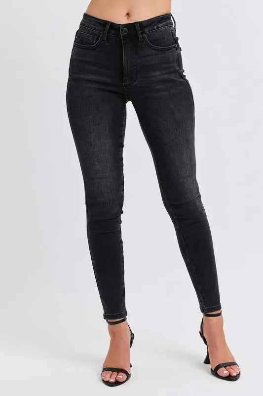 Judy Blue Full Size Mid Rise Tummy Control Skinny Jeans Plus Size BK 553baca0d60c4786bd9785f3fe7ac5a8-Max-Origin