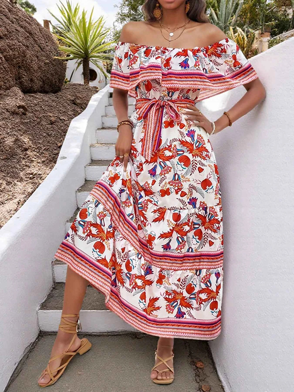 Off-Shoulder Floral Maxi Dress 55f4d5ebd4ad47989d2d3f79a8b02a97-Max-Origin