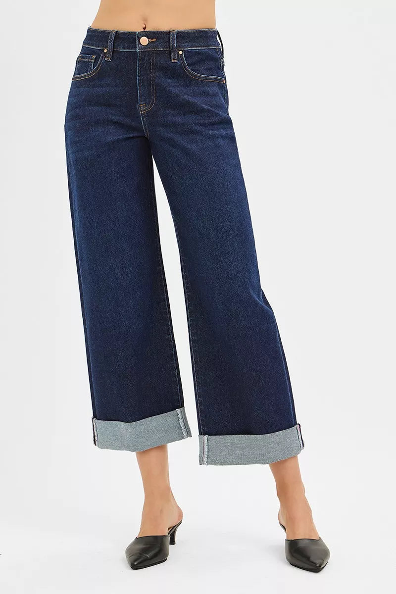 RISEN Mid Rise Fit Ankle Wide Roll Up Jeans 5618f4faed1e4dadb2e3ef0cd032debb-Max-Origin