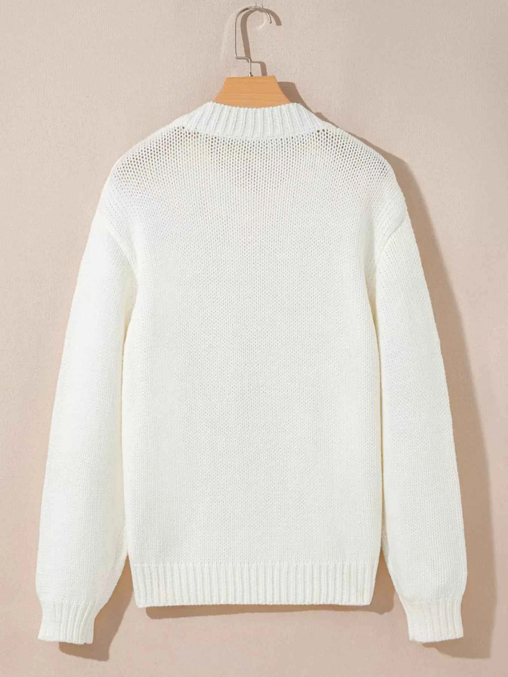 Embroidered Bow Boots Graphic Drop Shoulder Sweater 56db2c4831b54c9fae303a065878254c-Max-Origin