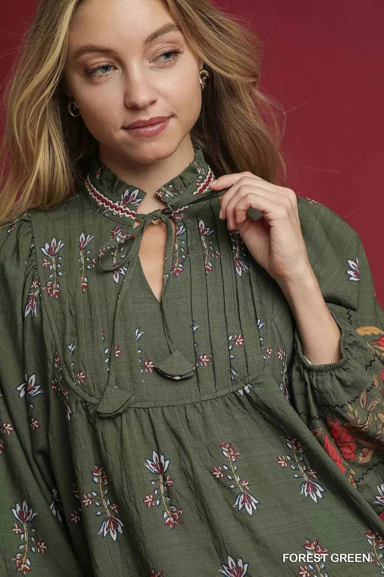 Umgee Floral Boho Peasant Blouse 57aace3e-ccec-4d12-b869-1d3e7a23bf08-Max-Origin
