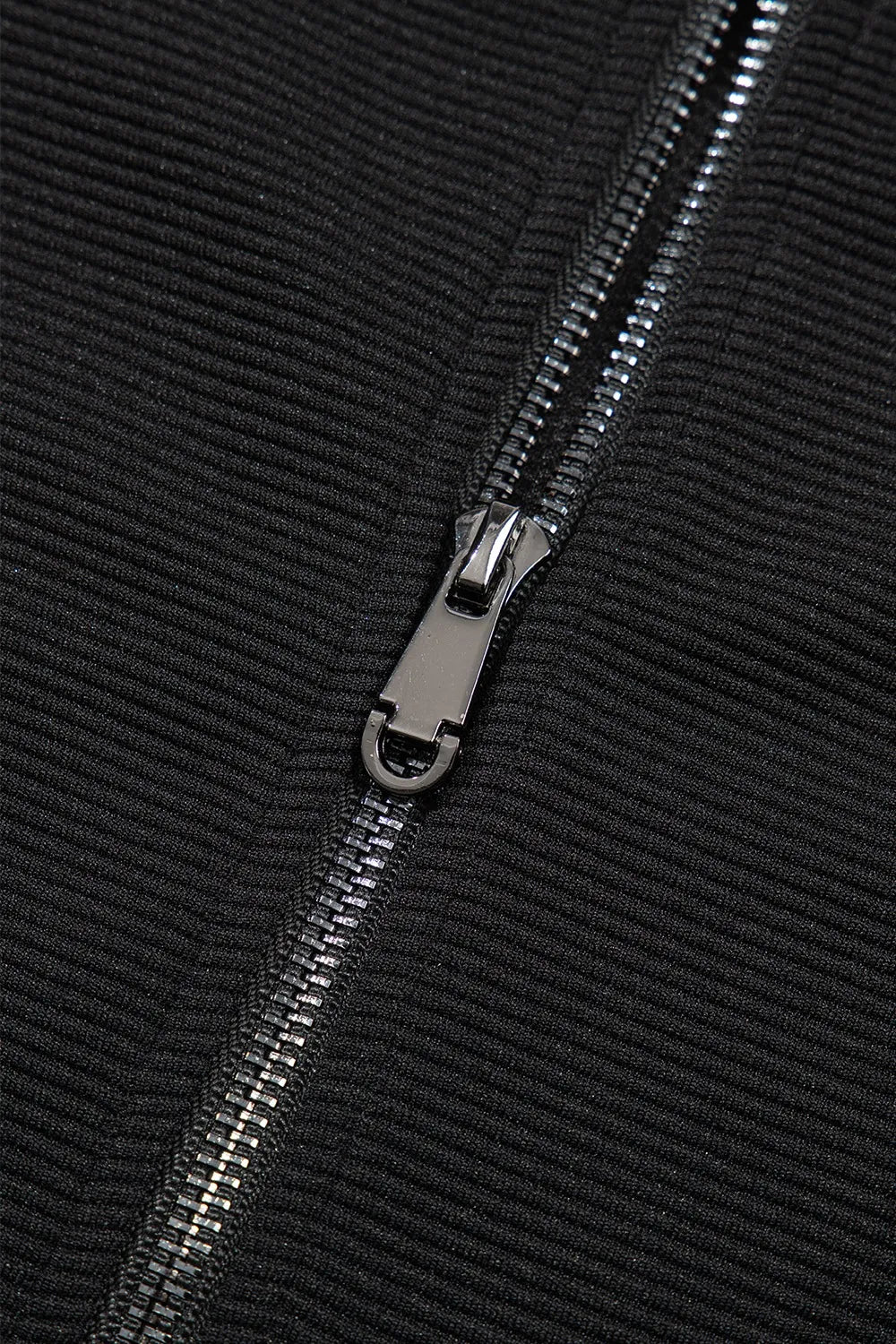 Textured Ruffled Sleeve Zipped Top and Wide Leg Pants Set 580e2263-a064-442f-9fd2-9ad708d7be1e-Max-Origin