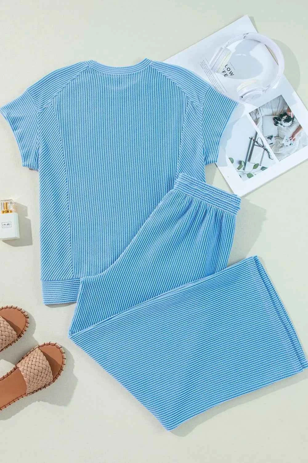 Ribbed Knit Round Neck Top and Pants Casual Set 58839a1e-95f4-474c-bbe9-4366b179d58a-Max-Origin