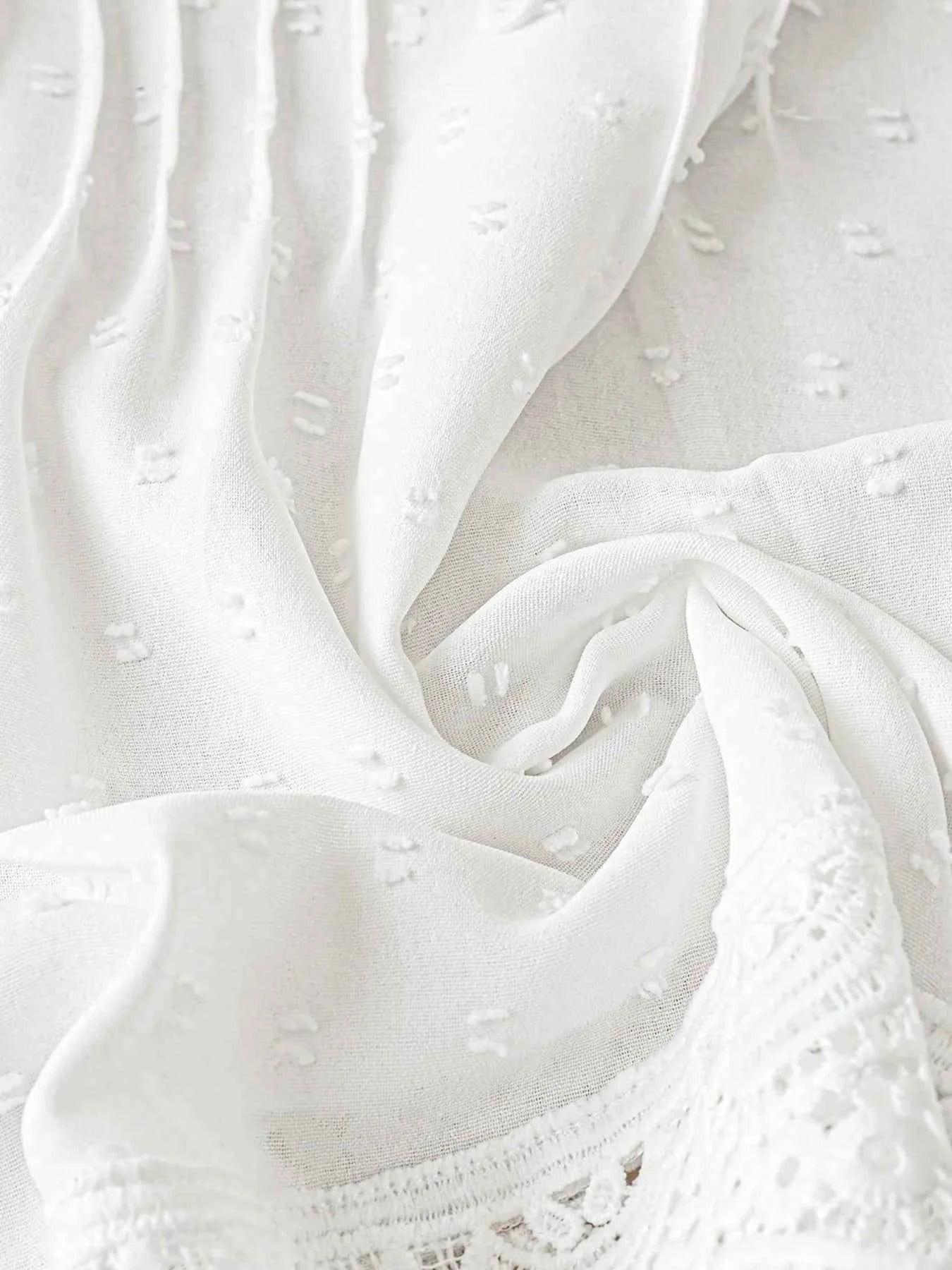 Lace Hem V-Neck Blouse 594e1290cecb4eee98ce345228534287-Max-Origin