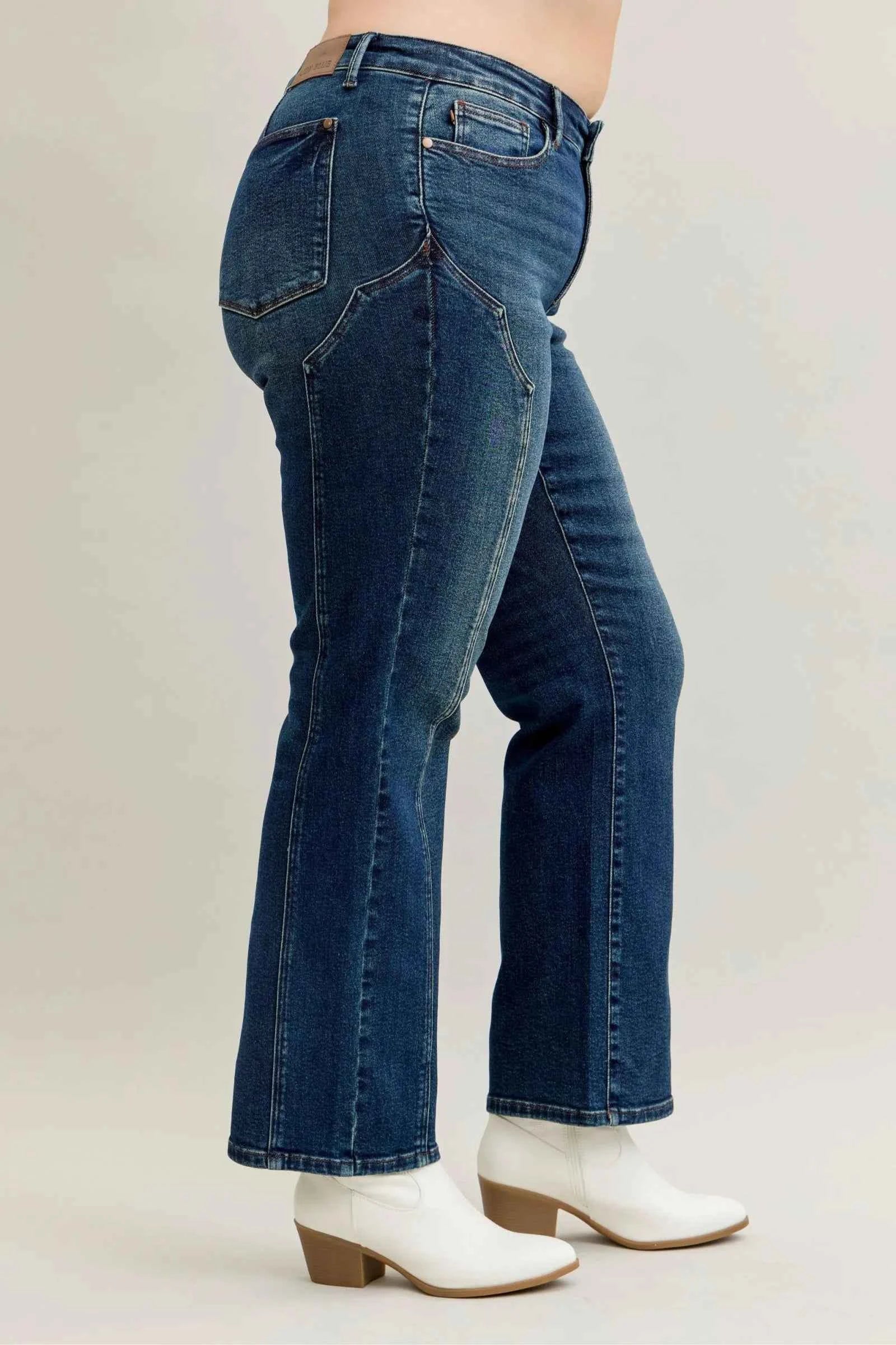 Judy Blue Full Size Seam Detail Straight Leg Jeans Plus Size 5a4dd1d8-c20a-469b-ac56-d3e63f20fc29-Max-Origin