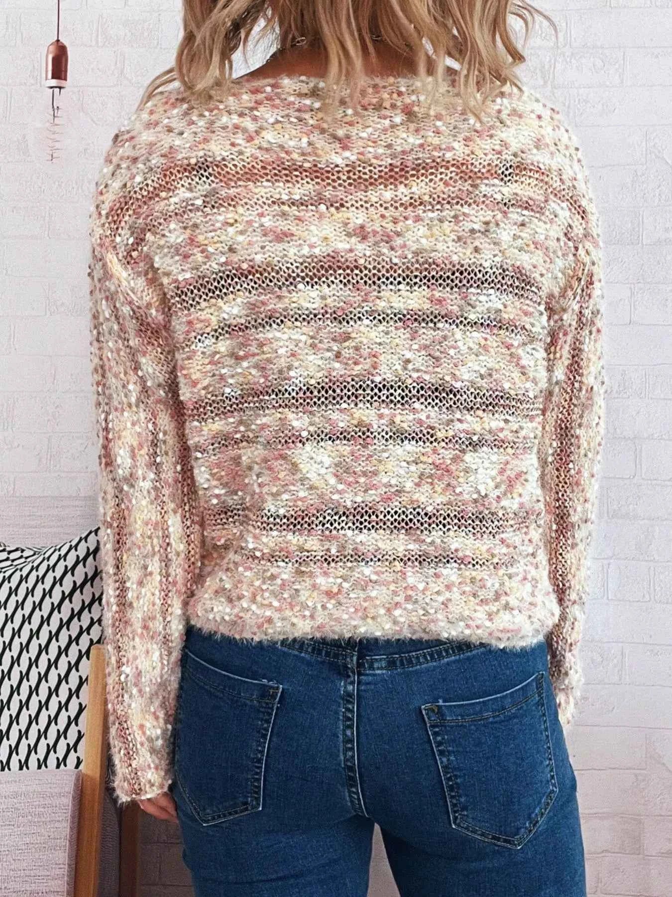 Round Neck Long Sleeve Sweater 5a5791c2-0b50-40bb-a17d-8c5a311657cb-Max-Origin