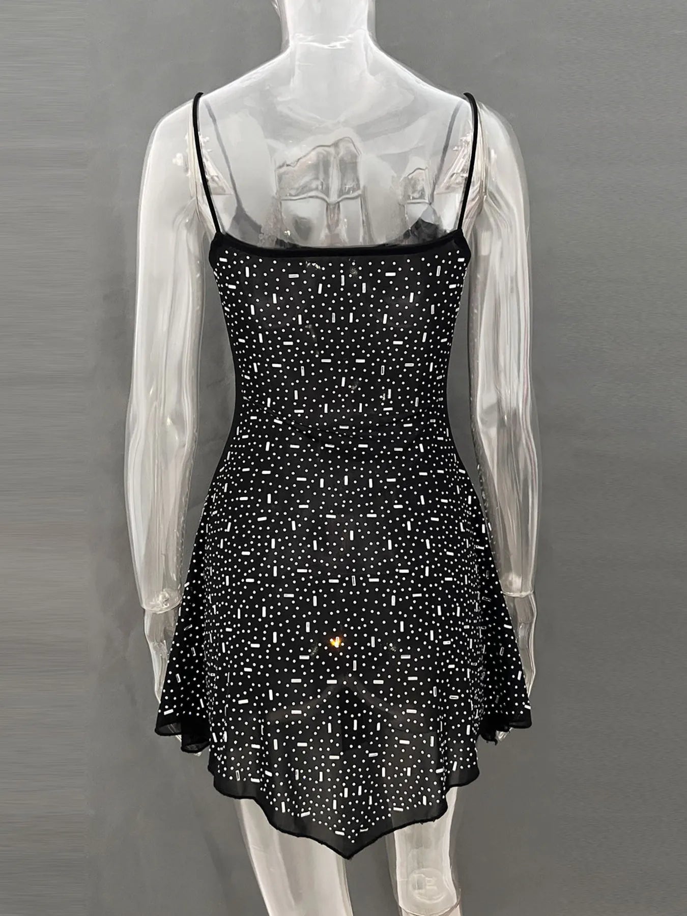 Rhinestone Decor Mini Cami Dress 5a71a47aa15742c8858f15a0d141fafc-Max-Origin