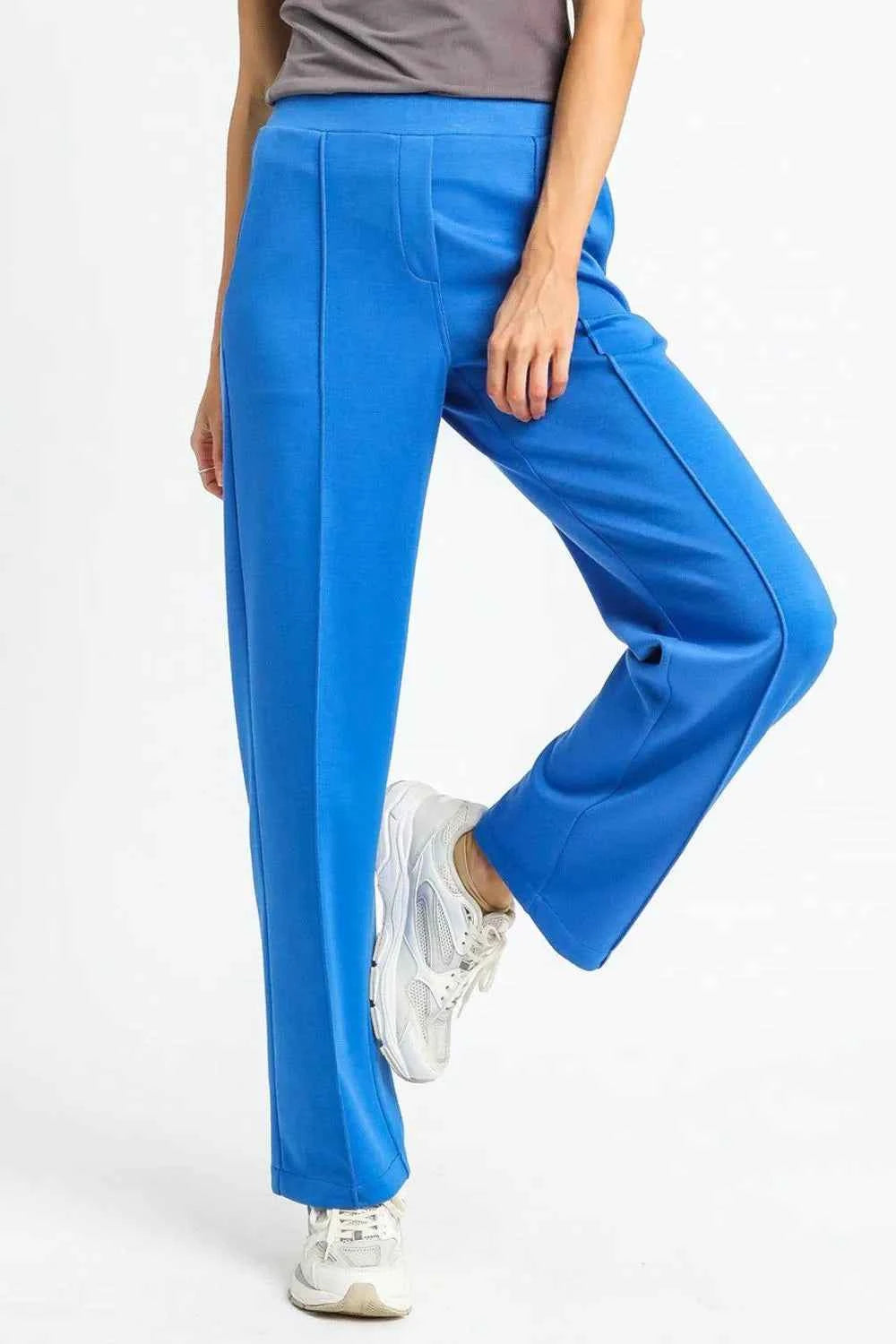 Umgee High Waisted Wide Leg Pants Sky Blue 5a91aabb-0e3f-4137-b87d-db5a09090afe-Max-Origin