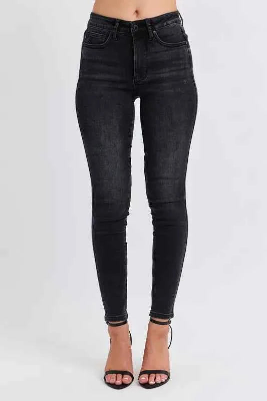 Judy Blue Full Size Mid Rise Tummy Control Skinny Jeans Plus Size 5b0e676f5e1a4fc4b599e8ae863cff68-Max-Origin