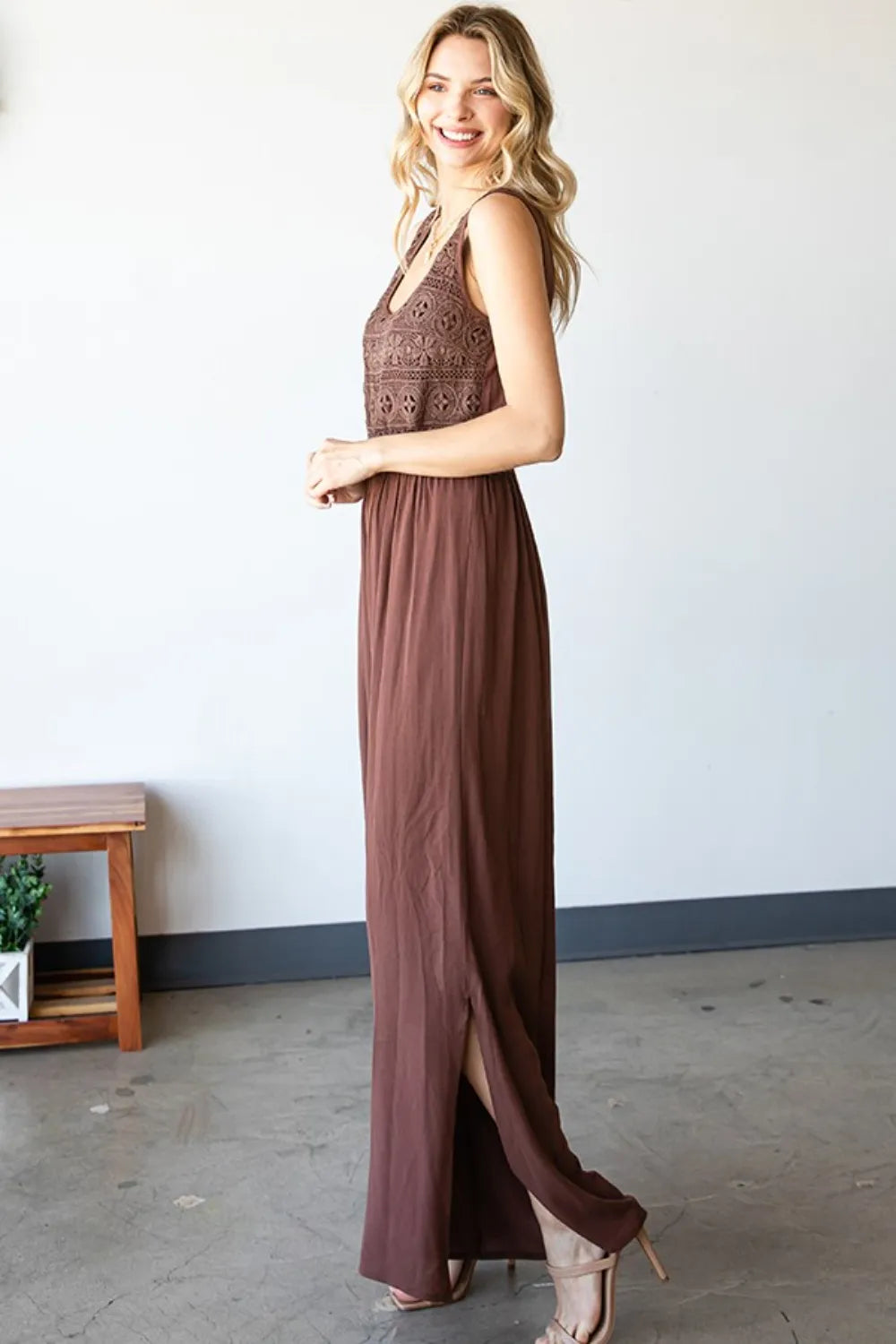First Love Tie Back Sleeveless Slit Wide Leg Jumpsuit 5c055e78-0f3d-4e0c-b876-171fa59c83f7-Max