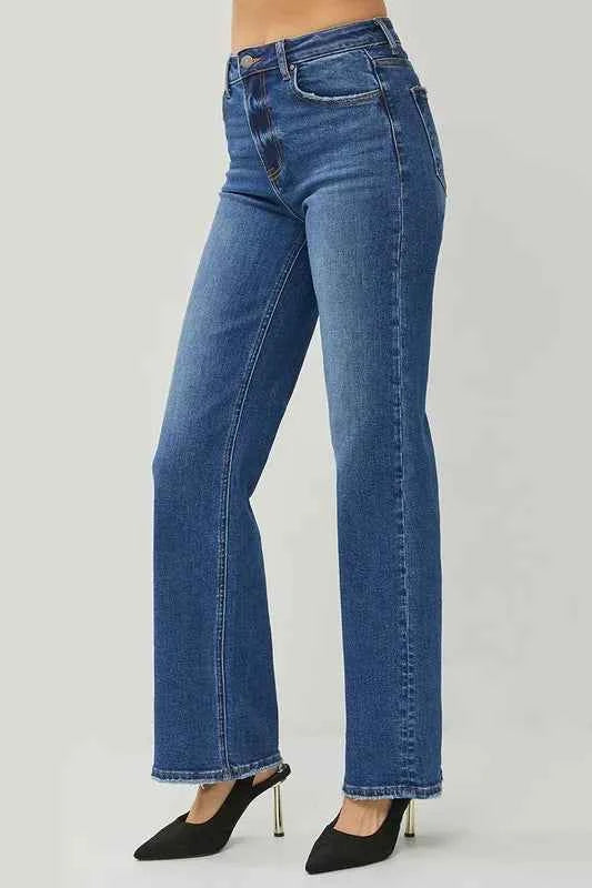 RISEN High Rise Straight Jeans 5c756c5b3d9d40b1ac99cd85e9743a4a-Max-Origin