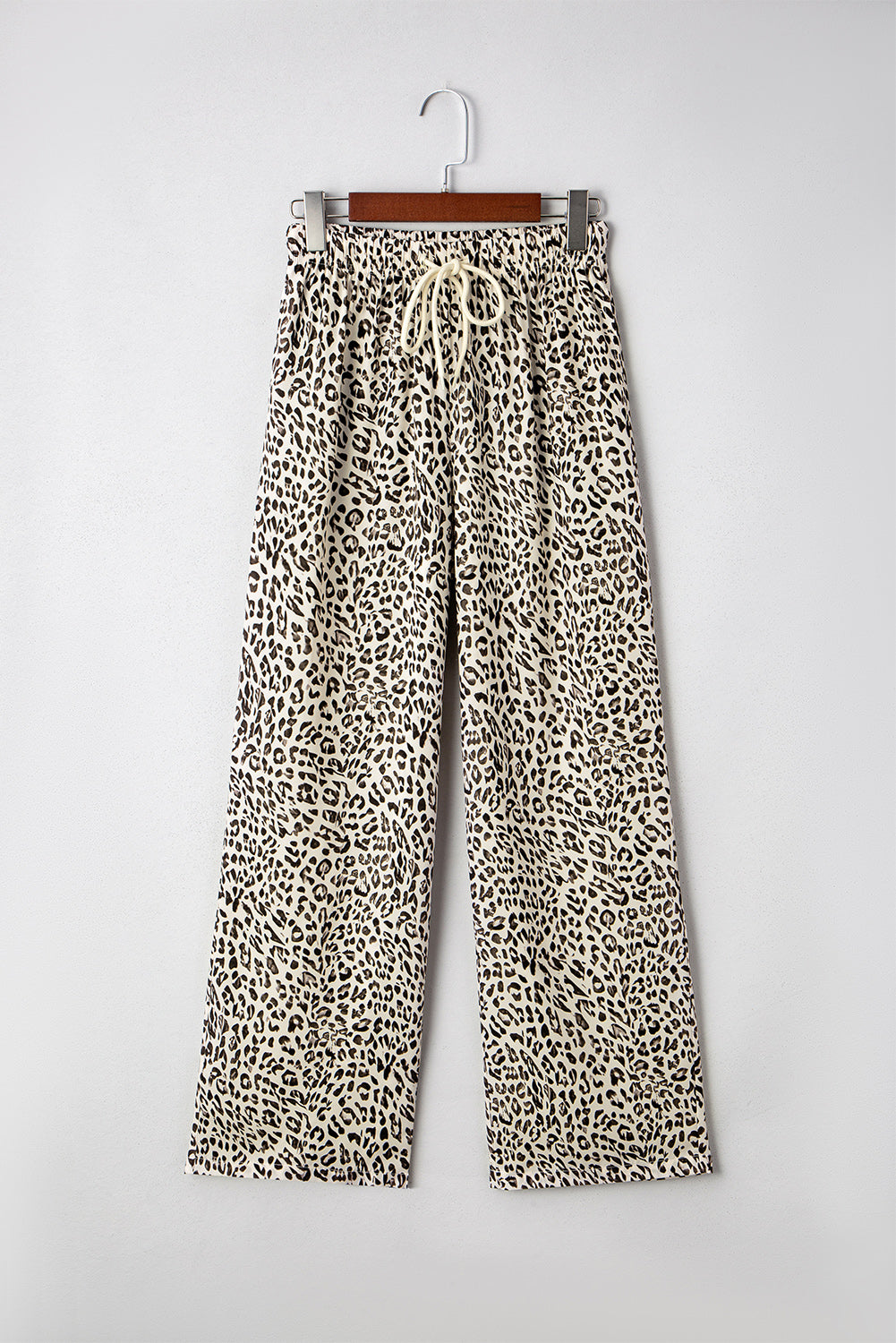 Brown Leopard Drawstring Loose Pants 5ccc1b208acd13e3