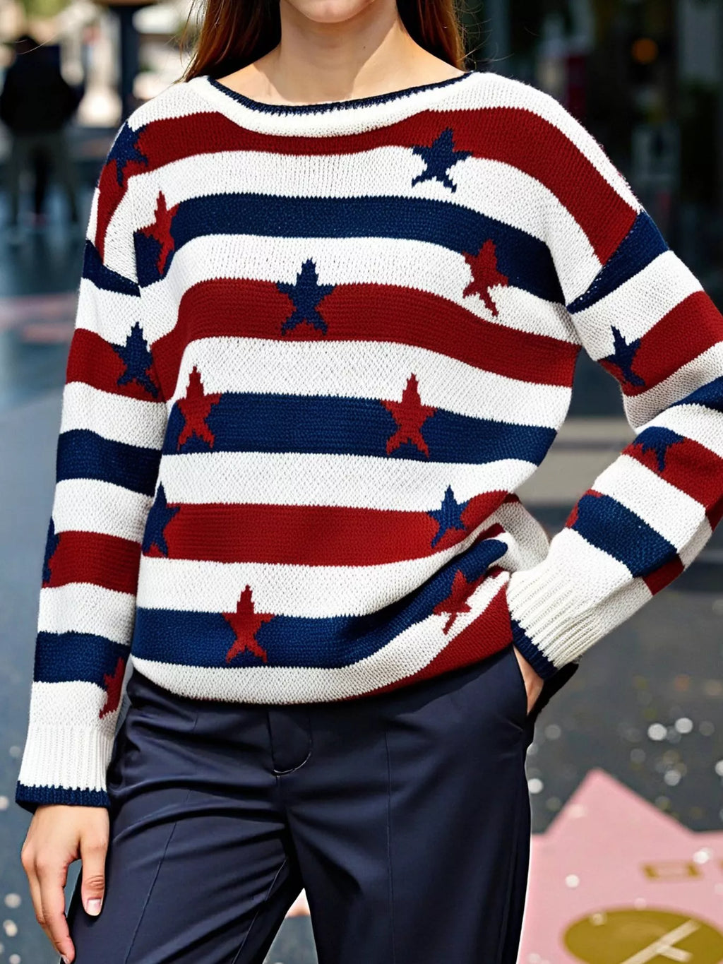 Stars and Stripes Long Sleeve Sweater 5d208f1d-f175-4f44-b154-2f81f4bb02d5-Max-Origin