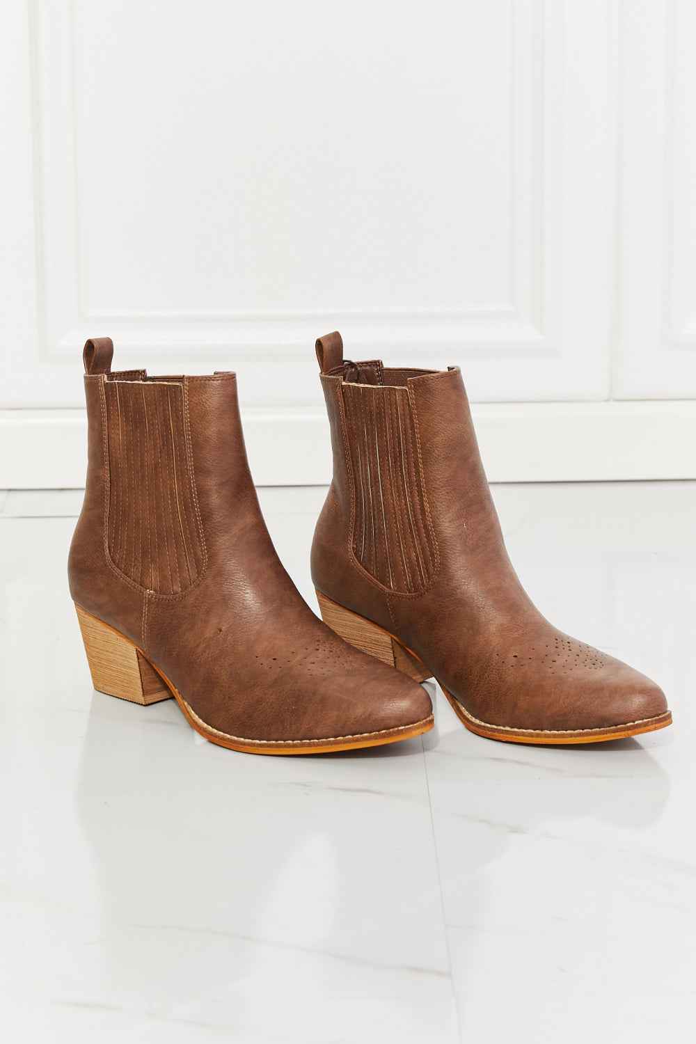 MMShoes Love the Journey Stacked Heel Chelsea Boot in Chestnut 5d6ae99a0b454ba1abd59d48800a33c6-Max