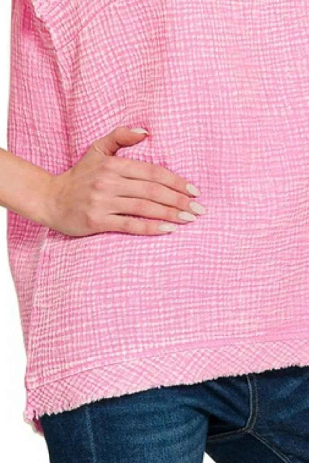 Zenana Double Gauze Raw Edge Acid Washed Tank 5dac053d-9f67-42af-ad9d-0992400b6dd2-Max-Origin