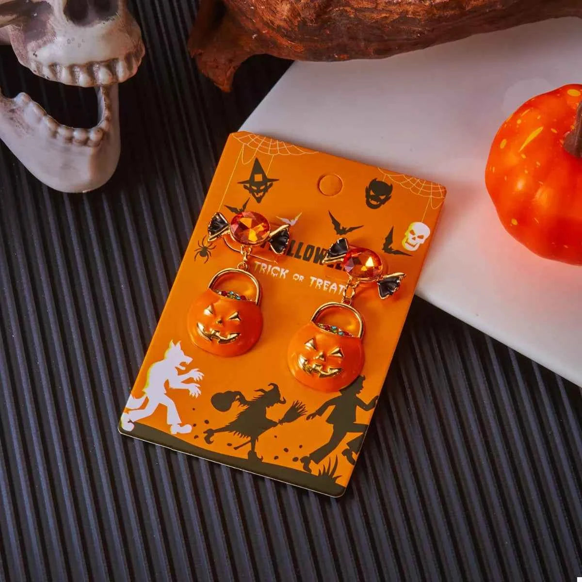 Halloween Rhinestone Pumpkin Dangle Earrings 5dad403b-7c58-459b-b93f-69c62ef9d3ca-Max-Origin