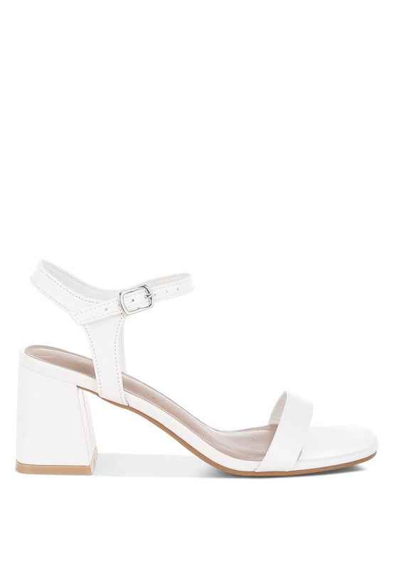 Kazara Faux Leather Block Heels 5db8781e-e370-4054-9e79-5fbd1c9d36a6