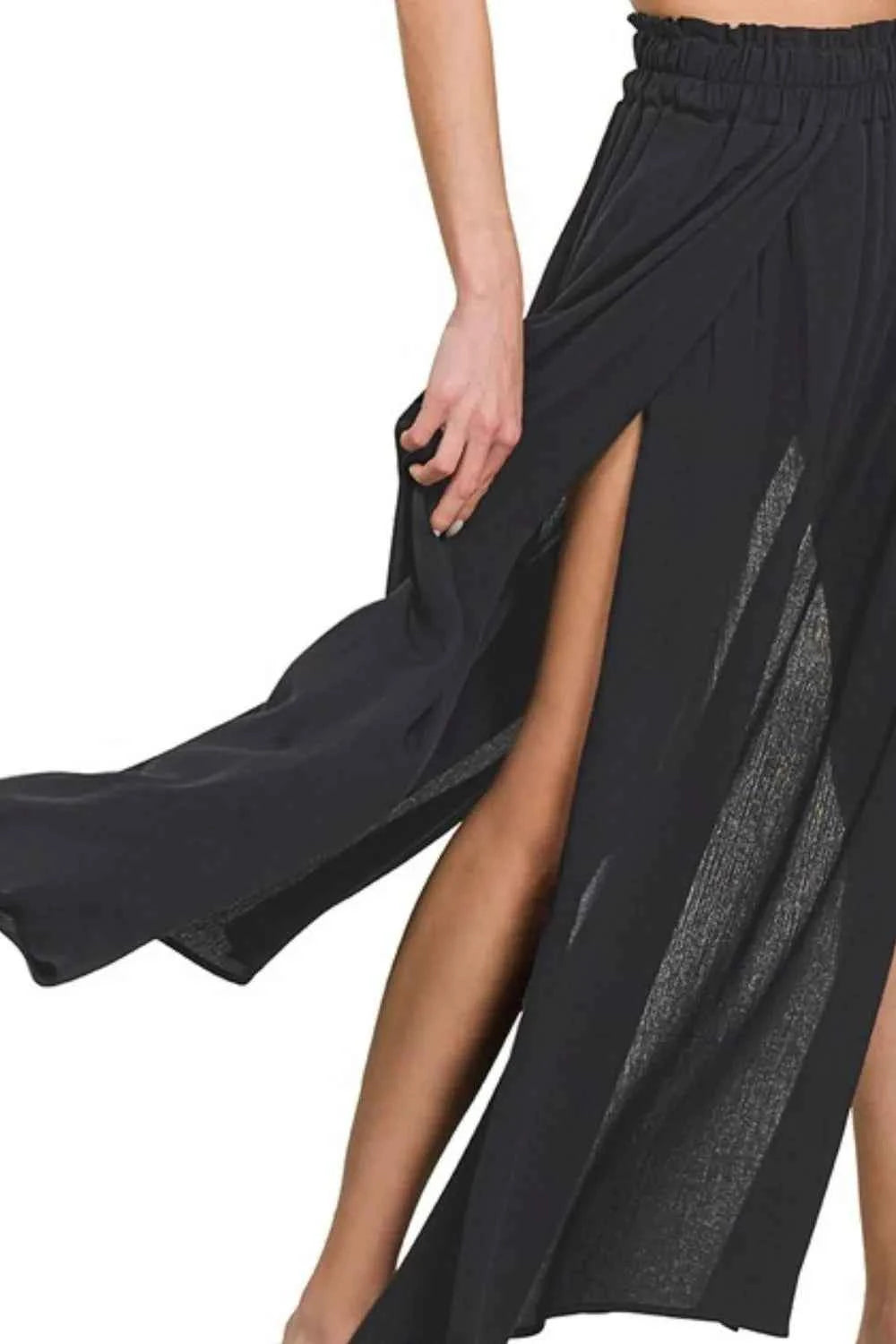 Zenana Woven Crinkle Gauze Long Skirts 5e083211-ec23-448f-9a83-497bce5d91b8-Max-Origin