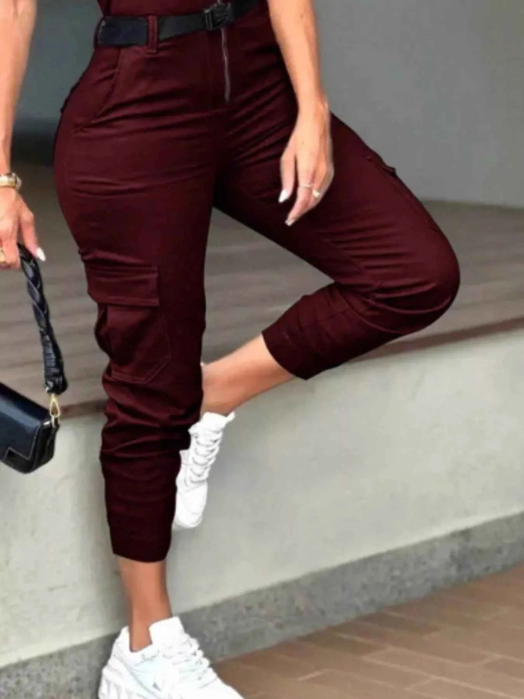 Zip Front Short Sleeve Jumpsuit 5e6356ad-9b6d-42bf-88b2-dd4a94853f02-Max-Origin