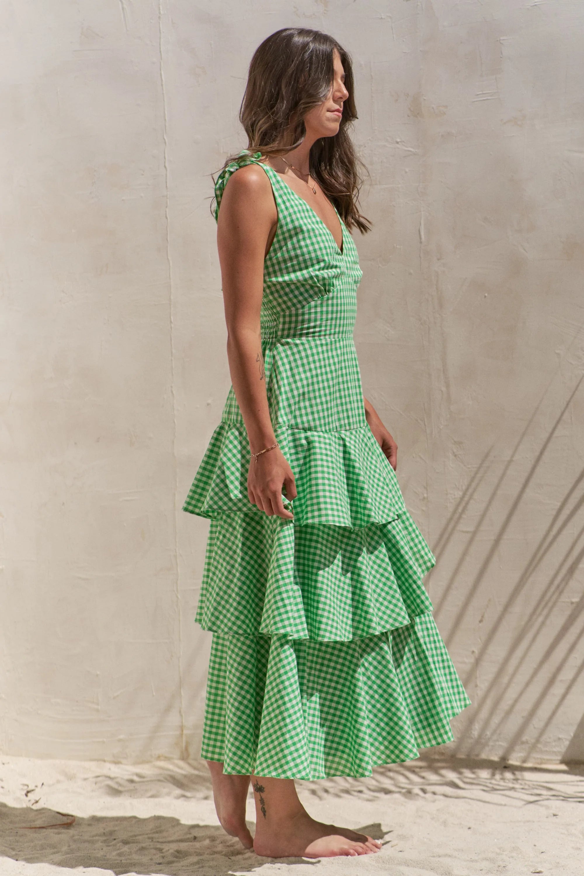 Jade By Jane Full Size Sleeveless Gingham Print Tiered Midi Dress Plus Size 5eeb469e3eab44b3b7431203e7d56e56-Max-Origin