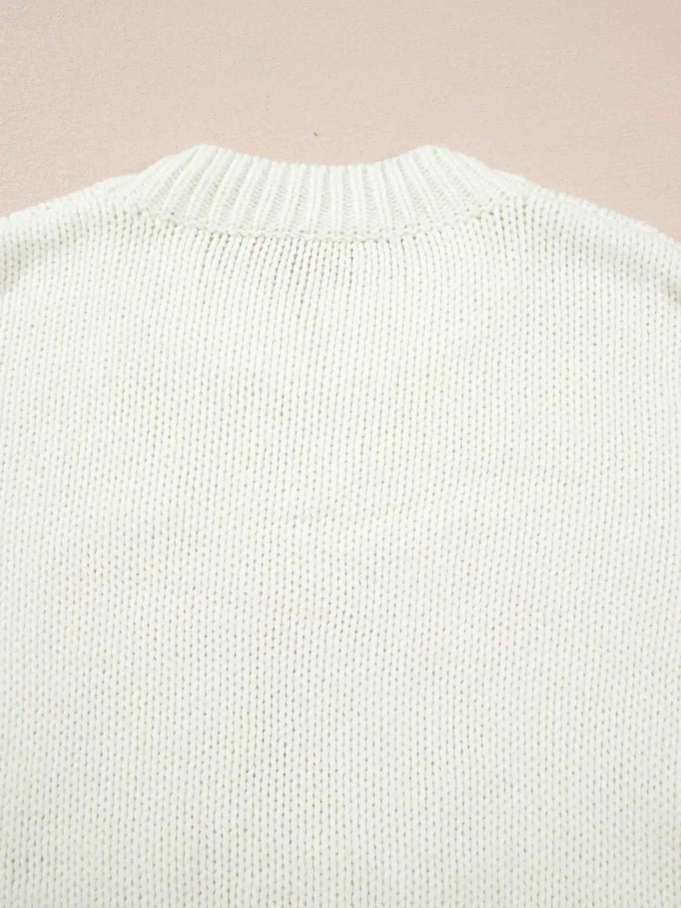 Embroidered Bow Boots Graphic Drop Shoulder Sweater 5f0db599936e4fc89baea1fb5e642372-Max-Origin